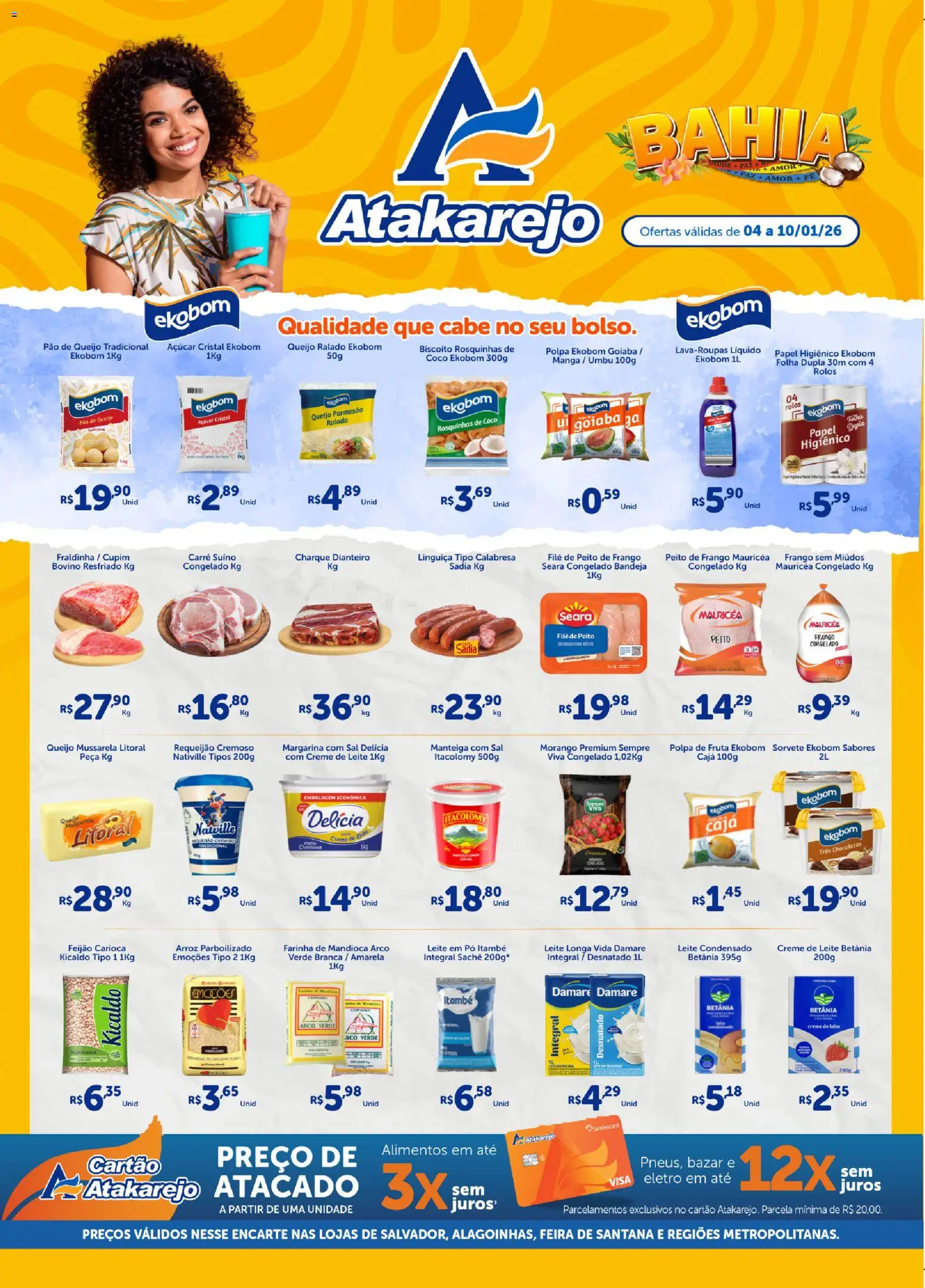Pré-Visualização do folheto "Encarte" da loja Atakarejo válido a partir de 04/01/2026