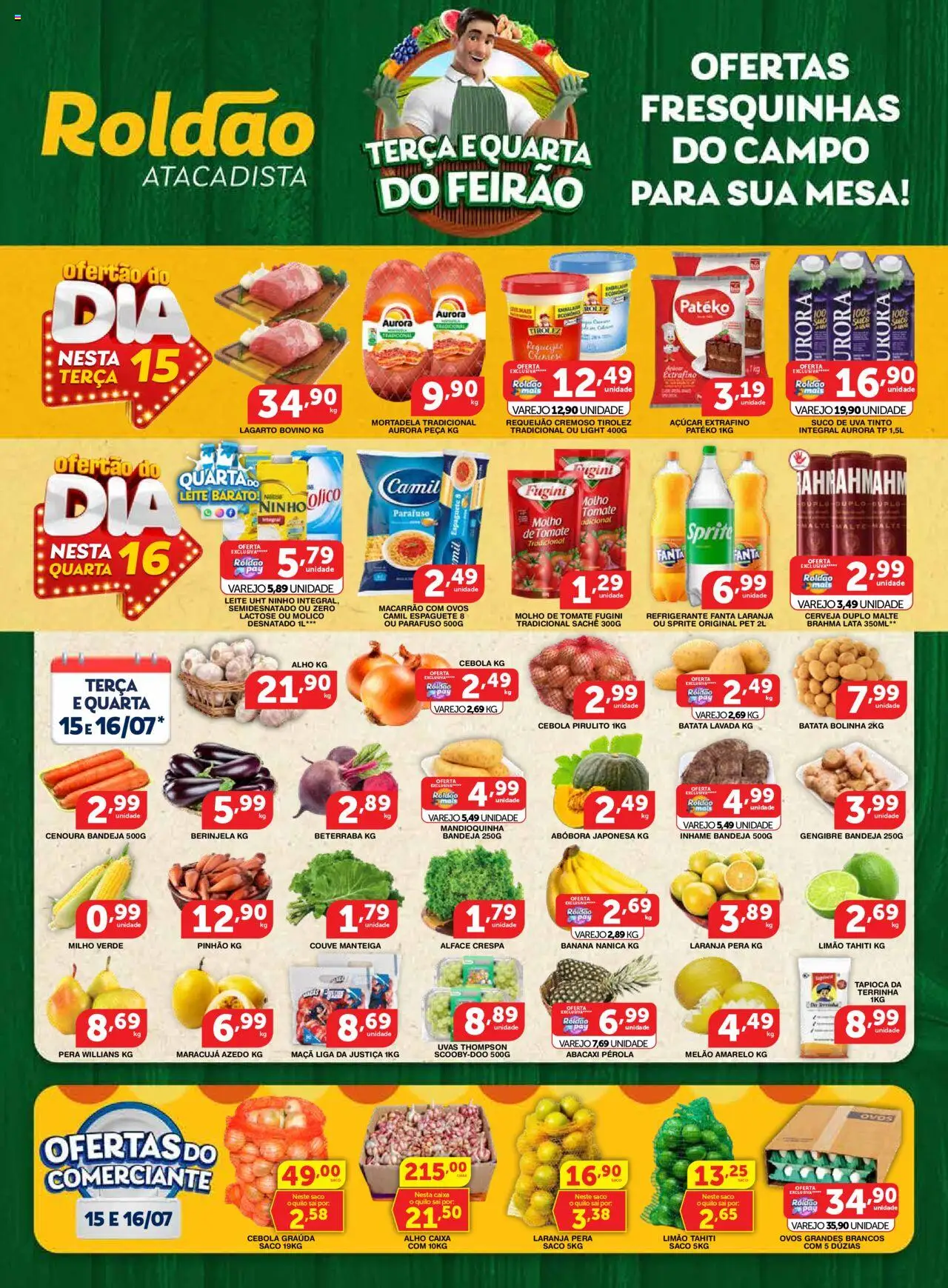Roldão folheto "Ofertas Hortifruti do Roldão" válido a partir de 15/07/2025 - número de página 1