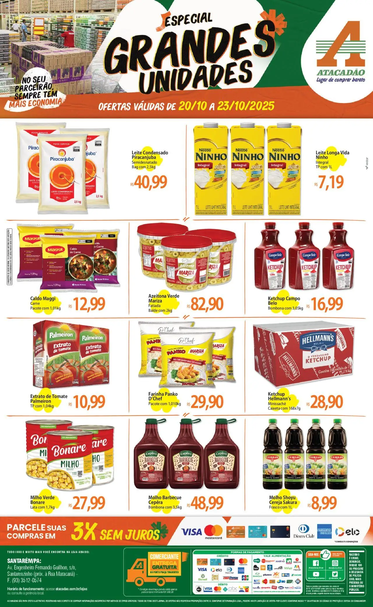 Atacadão folheto "Ofertas - PA" válido a partir de 20/10/2025 - número de página 1