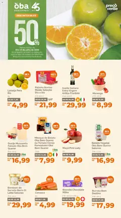 Pré-Visualização do folheto "Ofertas da semana" da loja Oba Hortifruti válido a partir de 29/07/2025