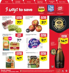 Preview of catalogue Catalogue South Island from shop New World valid 27 Oct 2025