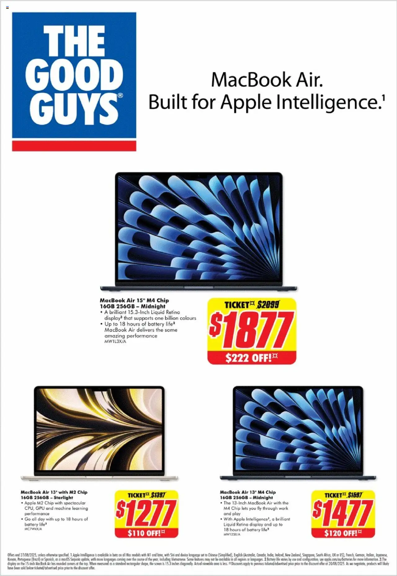 The Good Guys catalogue valid from 21/08/2025 - page 1 - Battery, Batteries, Screen