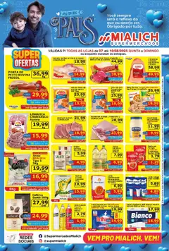 Pré-Visualização do folheto "Ofertas da semana" da loja Mialich Supermercados válido a partir de 07/08/2025