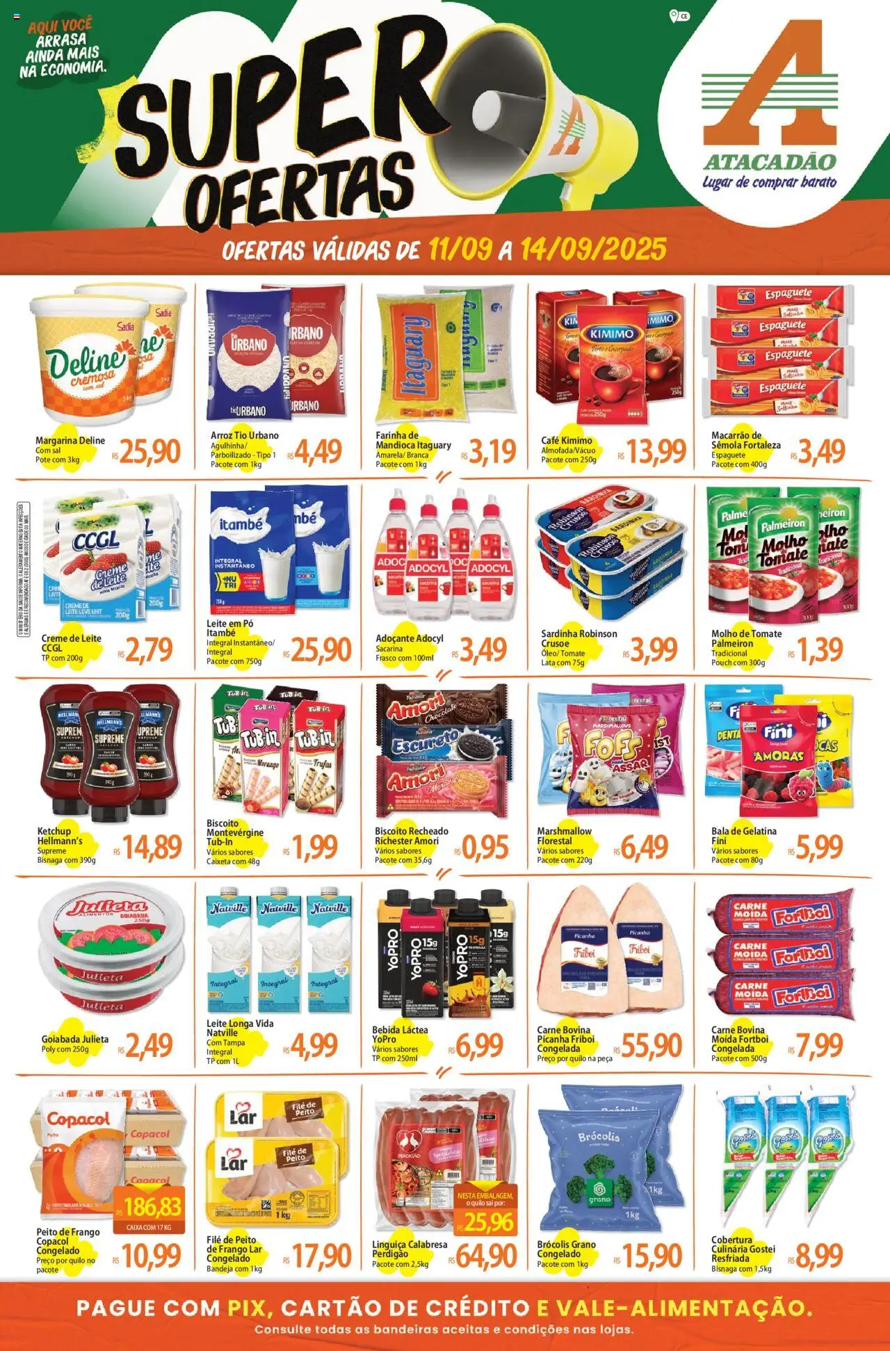 Atacadão folheto "Ofertas - CE" válido a partir de 11/09/2025 - número de página 1