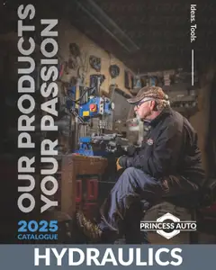 Preview of leaflet Catalogue - Hydraulics from shop Princess Auto is valid from Apr 16, 2025