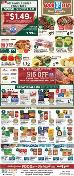 Ad Preview of Food City Weekly Ad from 12/03/2025 | Page: 3