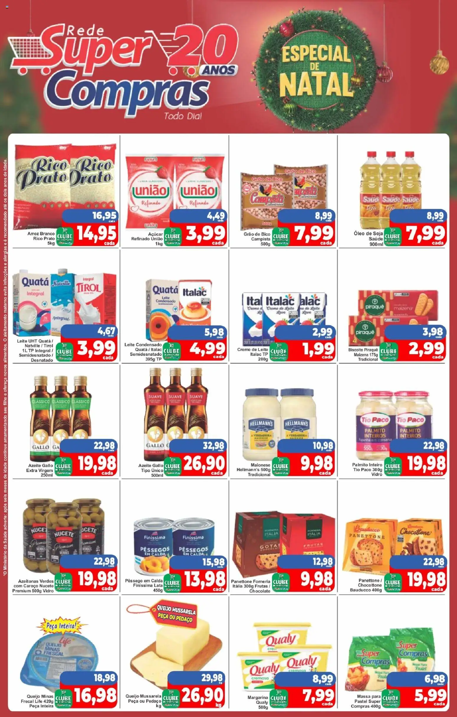 Pré-Visualização do folheto "Ofertas da semana" da loja Rede Super Compras válido a partir de 19/12/2025