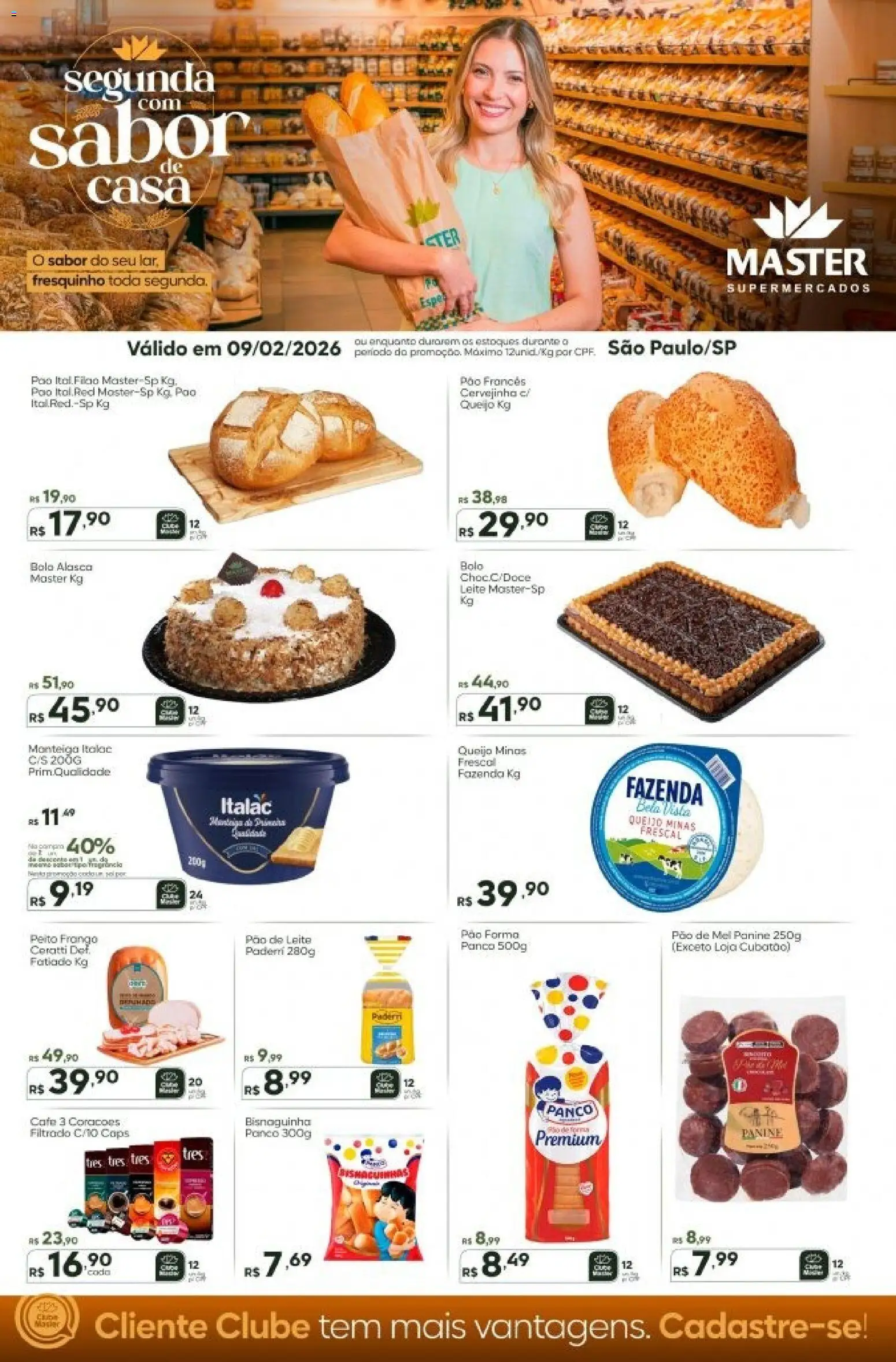 Pré-Visualização do folheto "Ofertas do Dia - SP" da loja Master válido a partir de 09/02/2026