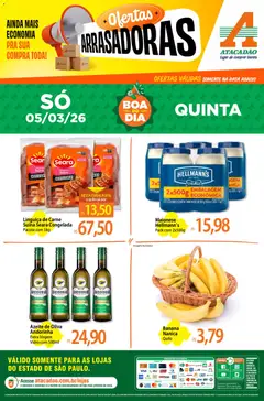Pré-Visualização do folheto "Atacadão ofertas - SP" da loja Atacadão válido a partir de 05/03/2026