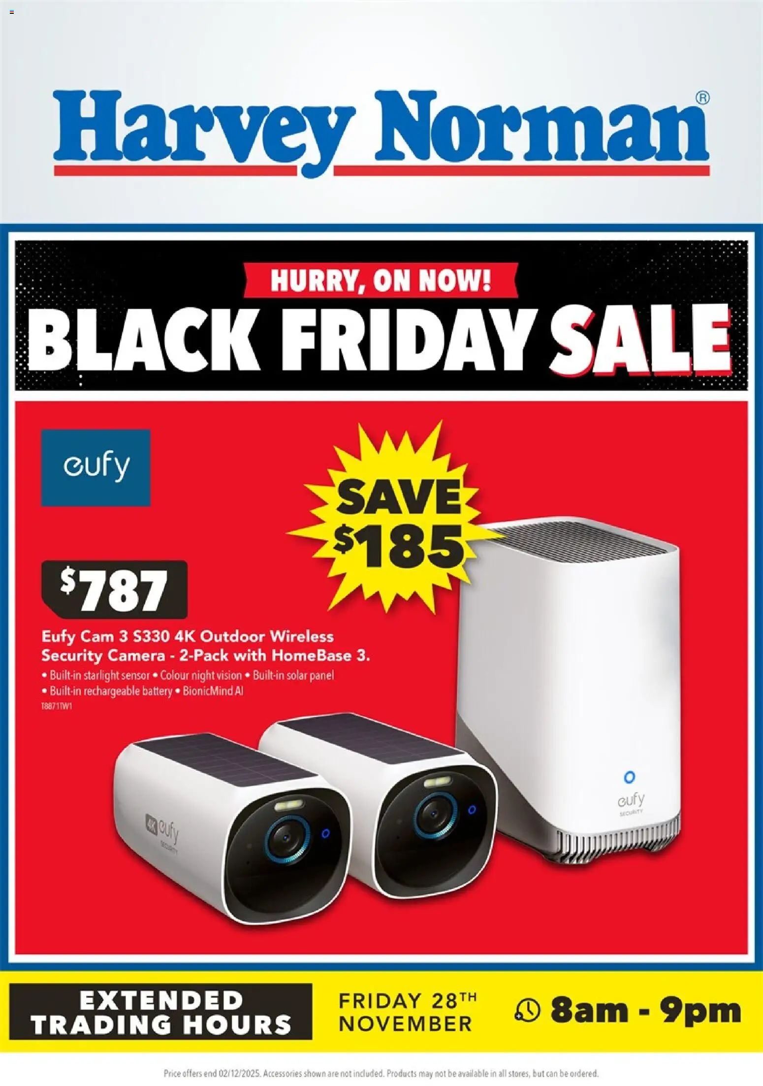 Preview of catalogue Black Friday from shop Harvey Norman valid 26 Nov 2025