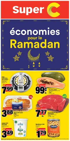 Un aperçu du dépliant Ramadan Booklet du magasin Super C est valide à partir 26 févr. 2026
