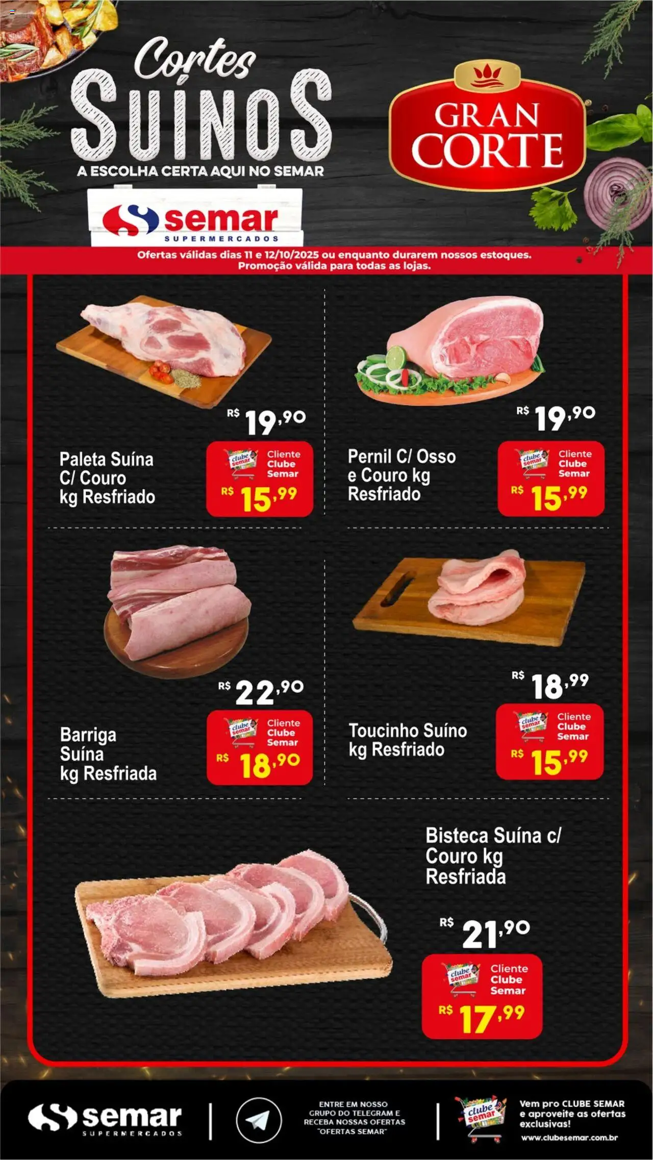 Semar Supermercado folheto "Ofertas Gran Corte" válido a partir de 11/10/2025 - número de página 1