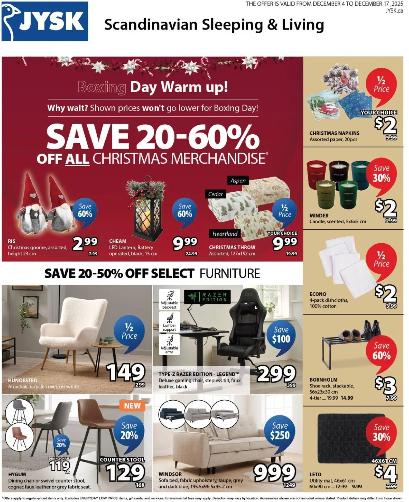 Preview of leaflet Weekly Flyer from shop JYSK is valid from Dec 04, 2025