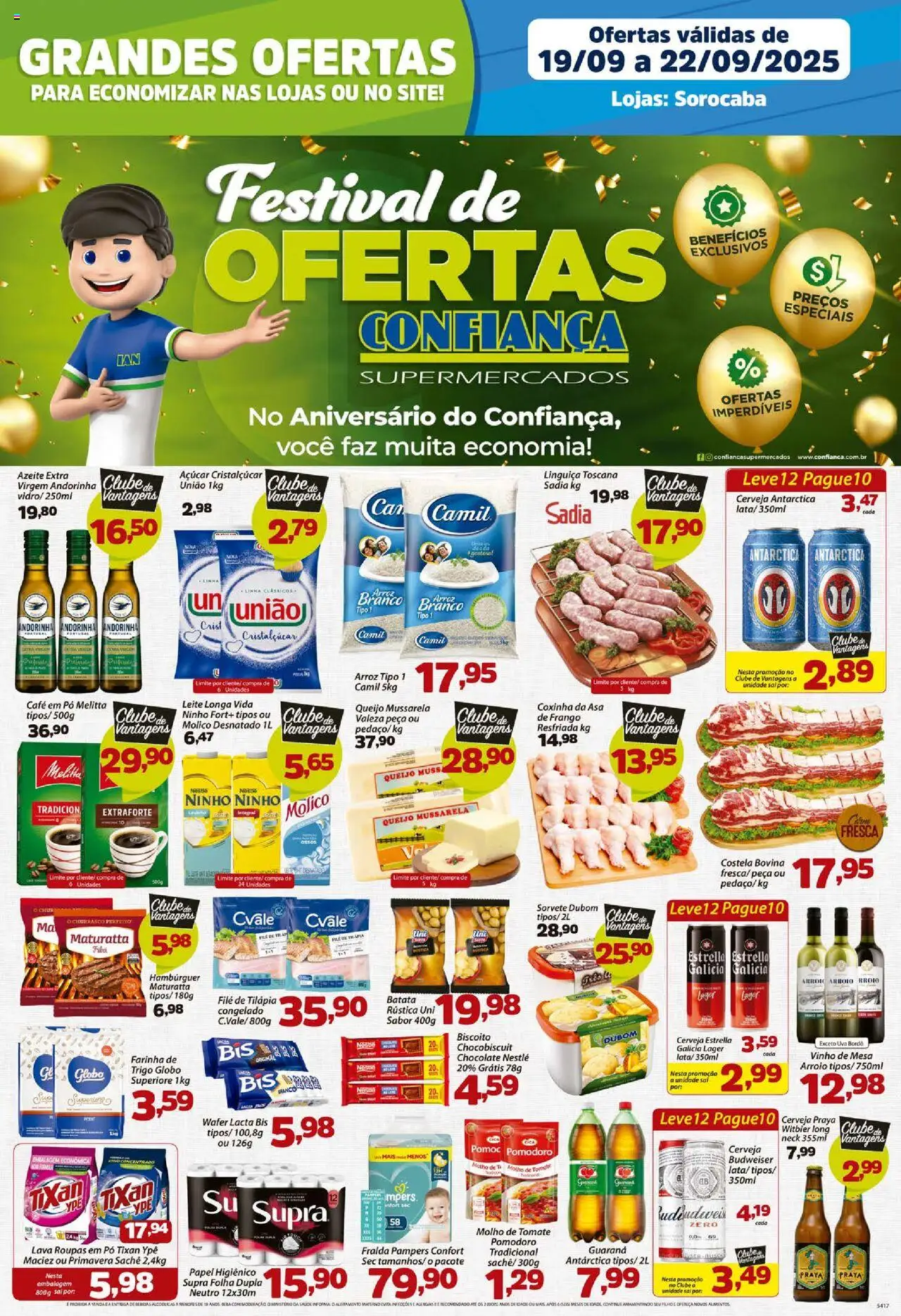 Confiança folheto "Ofertas da semana" válido a partir de 19/09/2025 - número de página 1