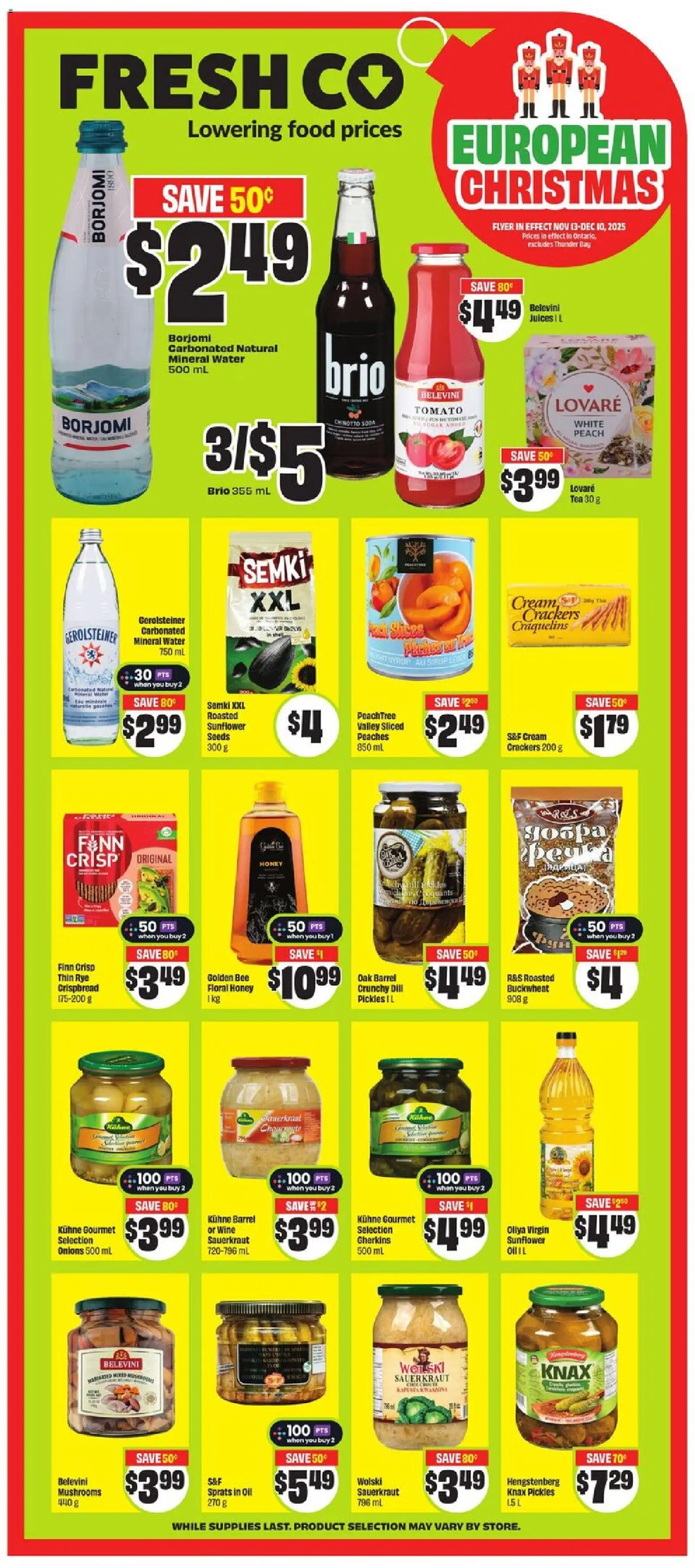 Preview of leaflet Special Promotion from shop FreshCo is valid from Nov 13, 2025