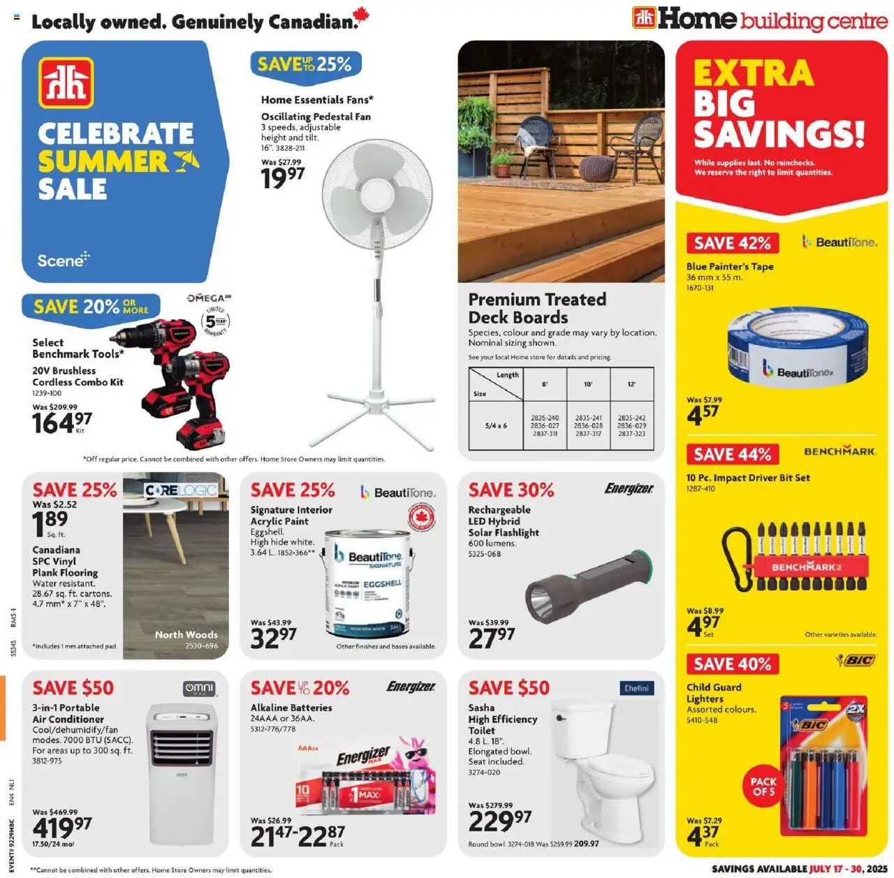 Home Hardware flyer valid from Jul 17, 2025 - page number 1