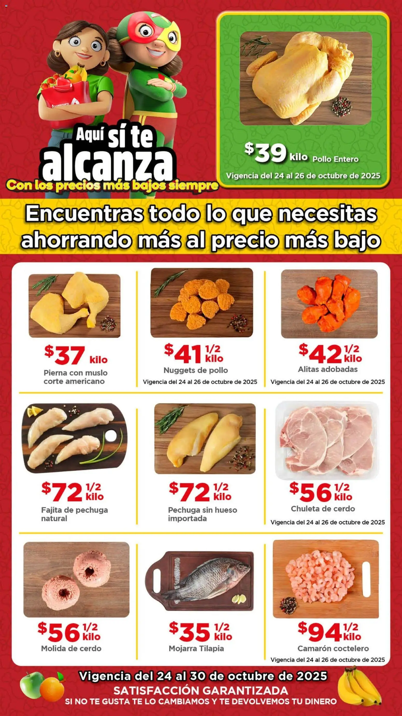 Vista previa las ofertas de la tienda Bodega Aurrerá - Folleto Precio más Bajo desde el 24/10/2025 