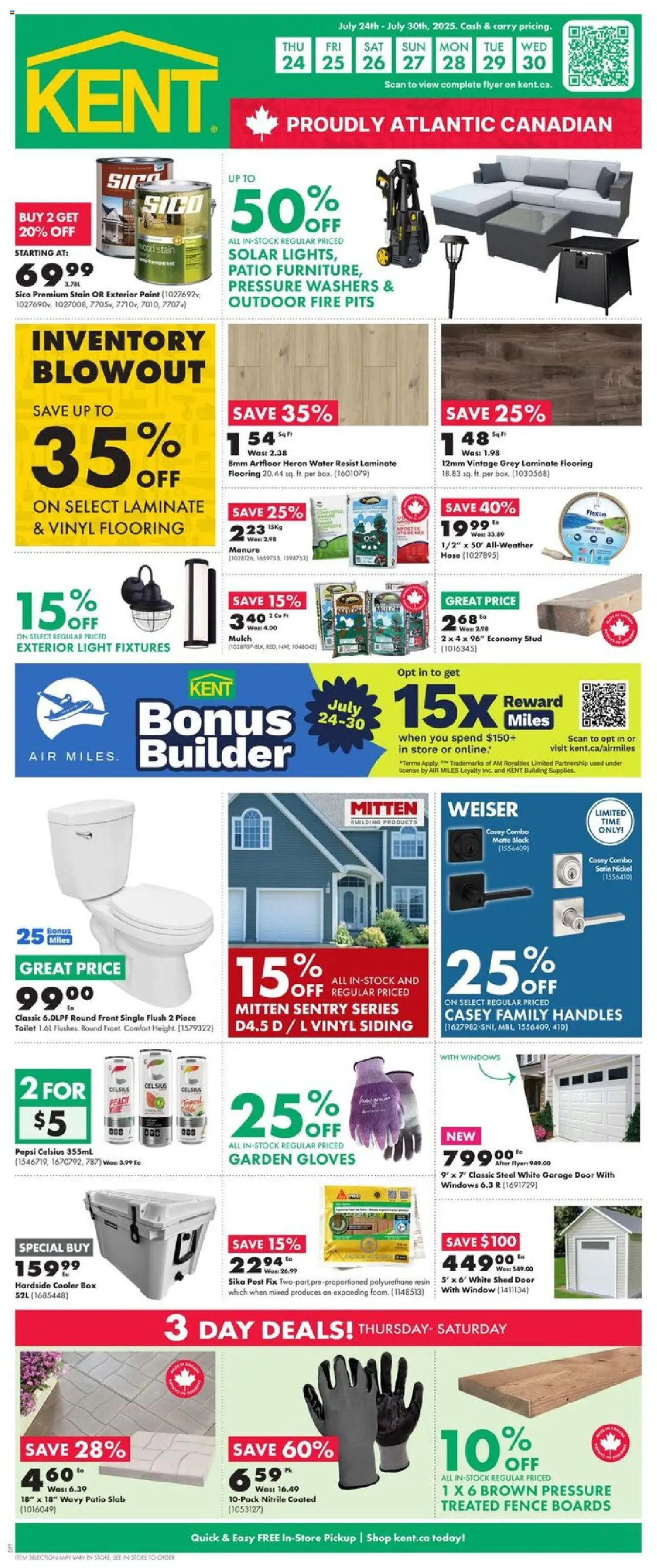 Kent flyer valid from Jul 24, 2025 - page number 1