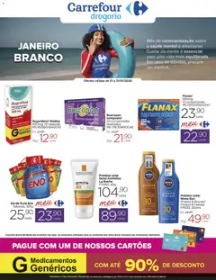 Pré-Visualização do folheto "Ofertas Drogaria" da loja Carrefour válido a partir de 01/01/2026