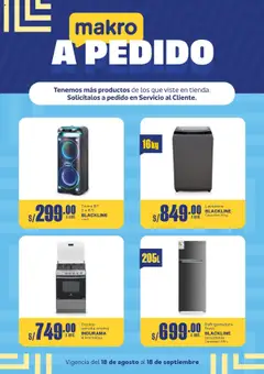 Vista previa de Makro Volante A Pedido de la tienda Makro válido desde 18/08/2025