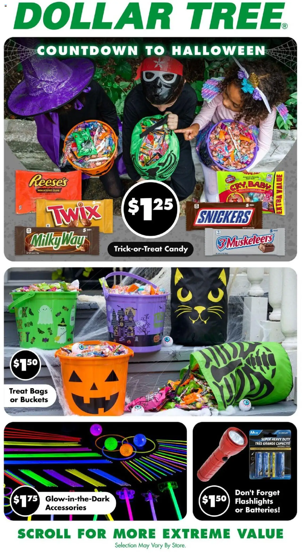 Dollar Tree Weekly Ad from 10/12/2025 - Flyer - Page number 1