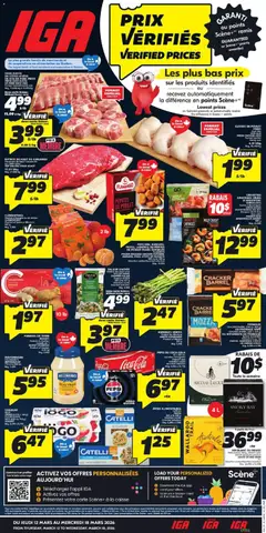 Preview of leaflet IGA circulaire - Quebec from shop IGA is valid from Mar 12, 2026