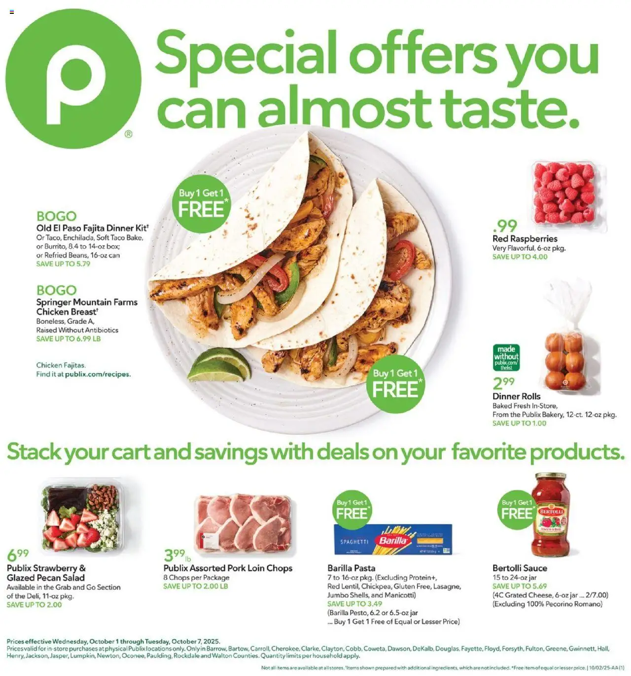 Publix Weekly ad from (10/01/2025) - Ad this week, Flyer - Page number 1