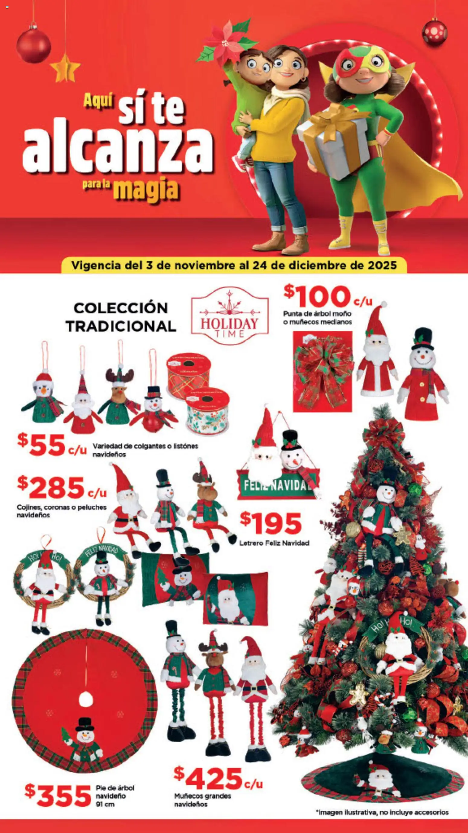 Vista previa las ofertas de la tienda Bodega Aurrerá - Folleto Aquí sí te alcanza para la magia de la Navidad desde el 03/11/2025 