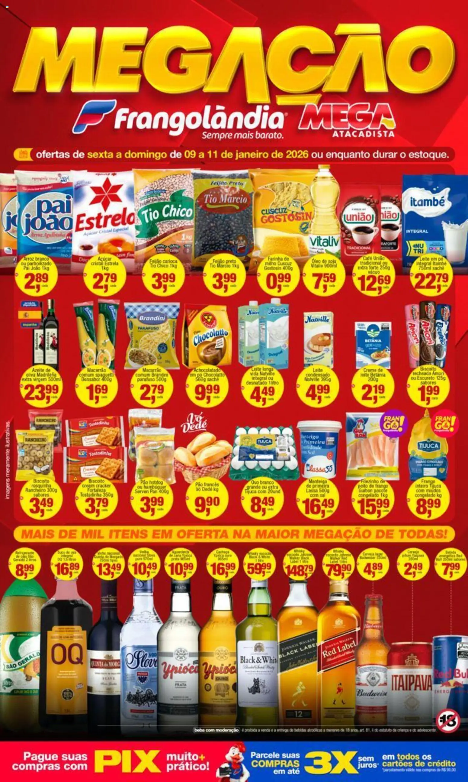 Pré-Visualização do folheto "Ofertas da semana" da loja Frangolândia válido a partir de 09/01/2026