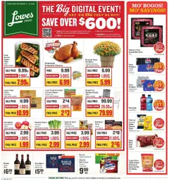 Ad Preview of Lowes Foods Weekly Ad - GA from 09/17/2025