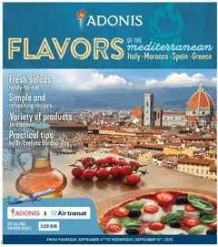 Preview of leaflet Flyer - Flavors ot the mediterranean from shop Adonis is valid from Sep 04, 2025