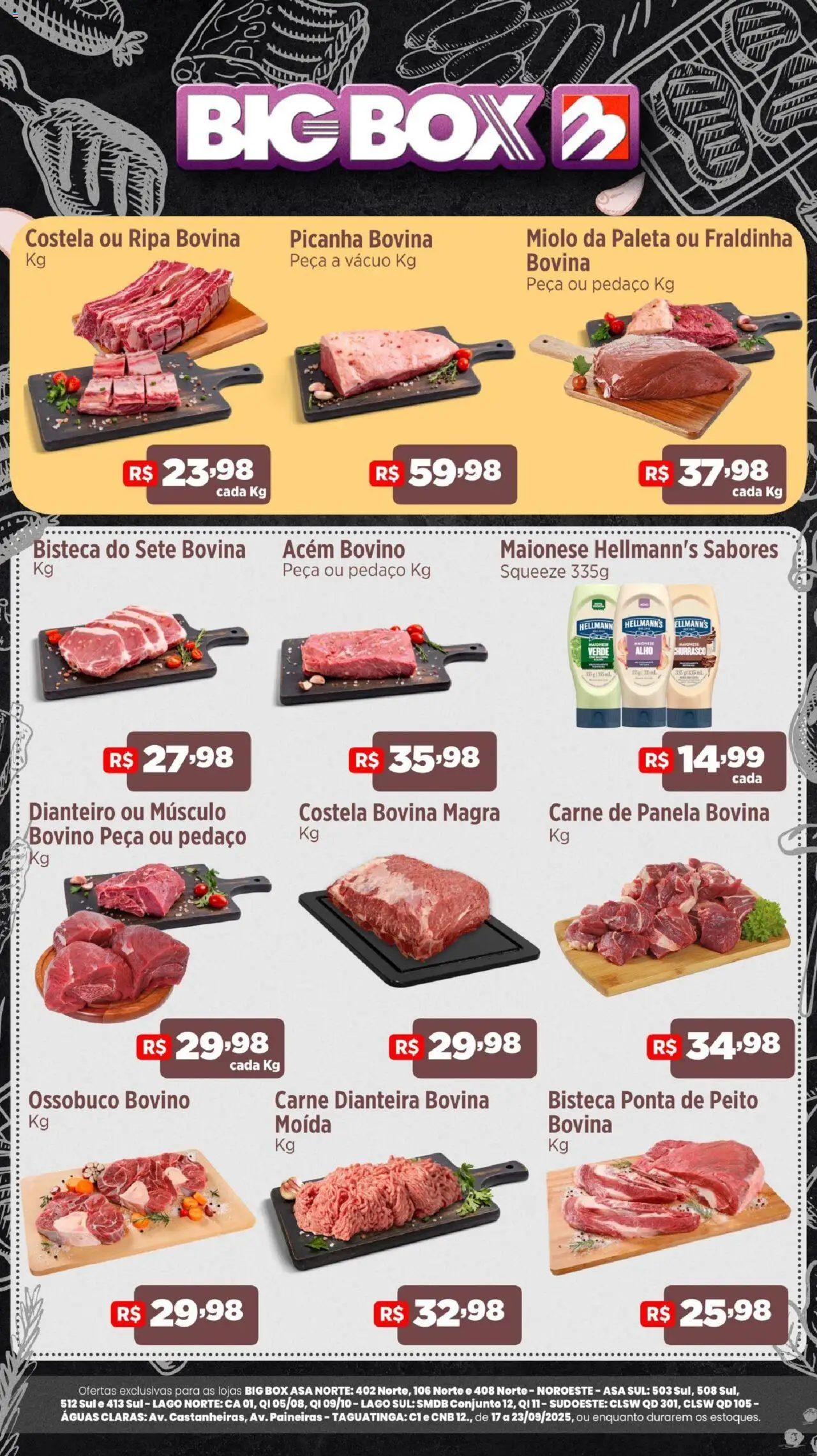 Big Box folheto "Ofertas do Açougue" válido a partir de 17/09/2025 - número de página 1