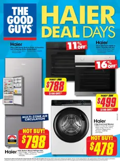Preview of catalogue Haier Deal Days from shop The Good Guys valid 05/11/2025
