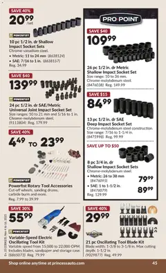 Preview of leaflet 2 Week Sale! from shop Princess Auto is valid from Nov 04, 2025 | Page: 52