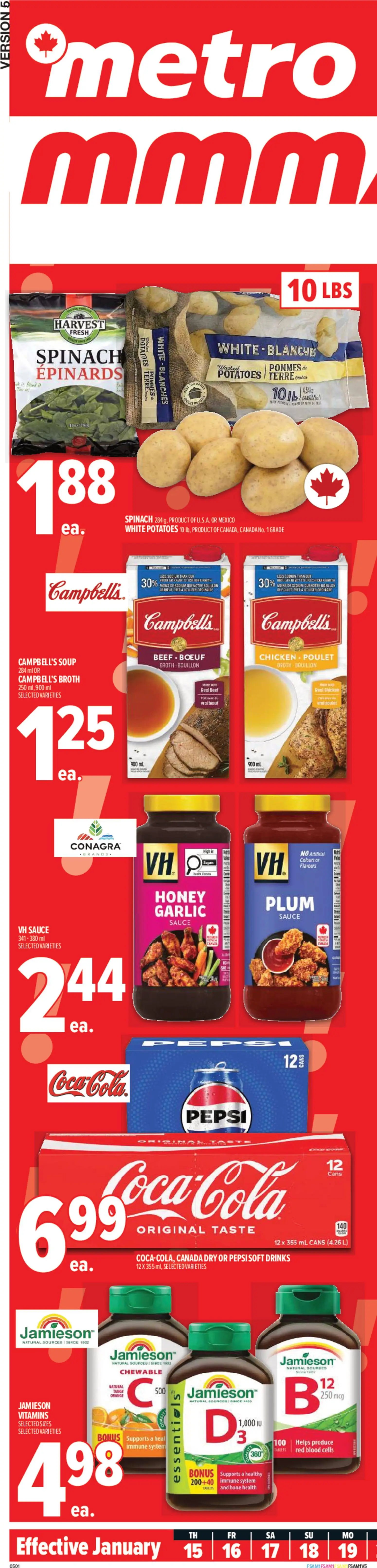 Preview of leaflet Québec from shop Metro is valid from Jan 15, 2026