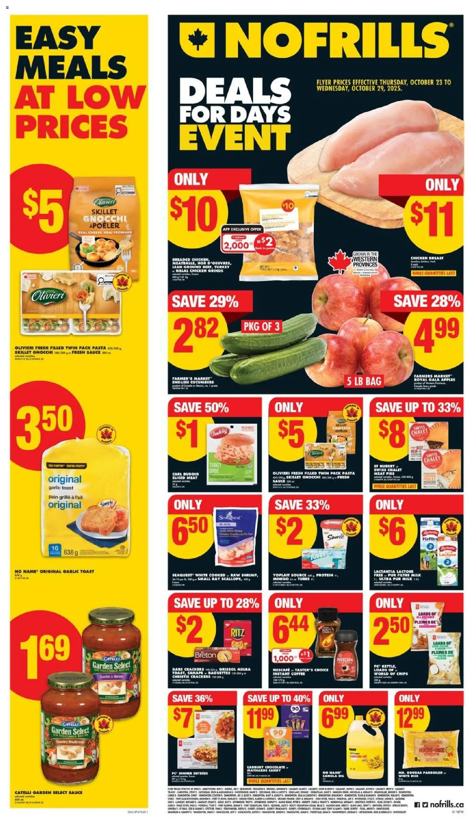 No Frills flyer valid from Oct 23, 2025 - page number 1