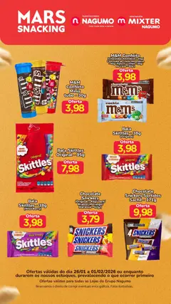 Pré-Visualização do folheto "Ofertas Snacks" da loja Nagumo válido a partir de 26/01/2026