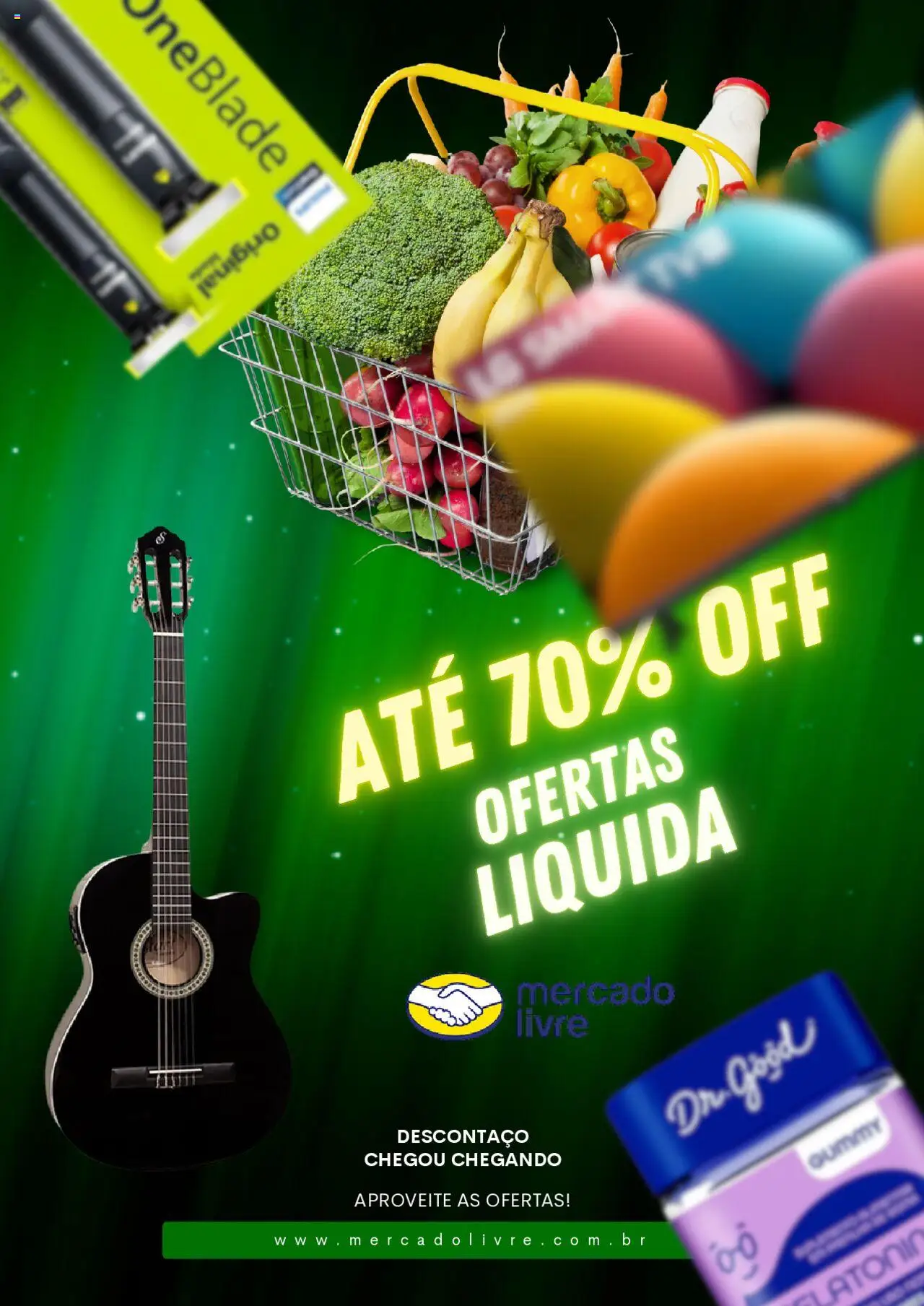 Mercado Livre folheto "Ofertas atuais" válido a partir de 13/10/2025 - número de página 1
