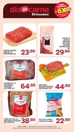Pré-Visualização do folheto "Ofertas da semana" da loja Supermercado Guanabara válido a partir de 13/11/2025