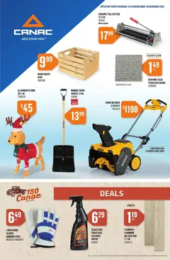 Preview of leaflet Weekly Flyer from shop Canac is valid from Nov 13, 2025