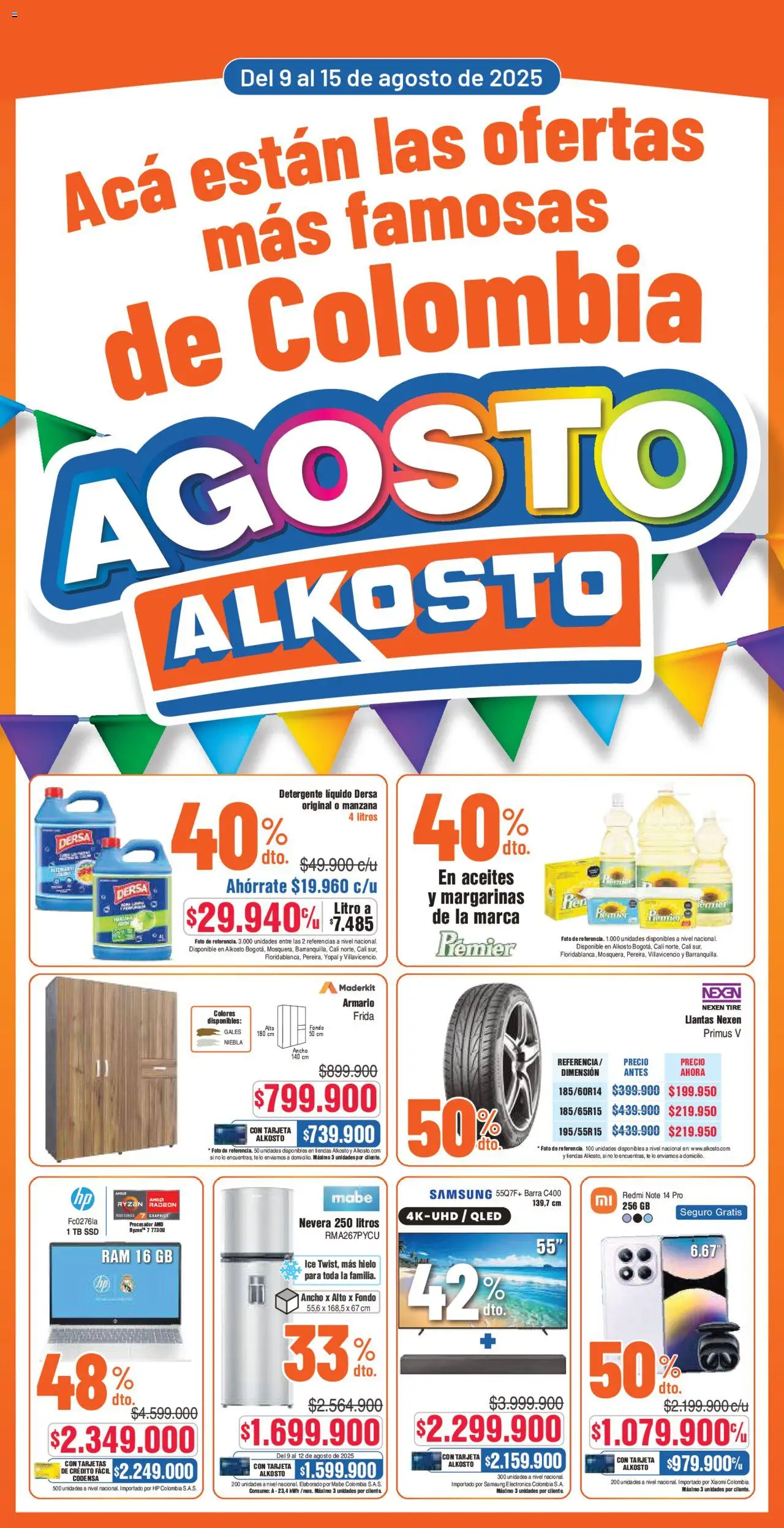 Alkosto Catálogo: 09/08/2025 - 15/08/2025 > Últimas Ofertas pagina numero 1