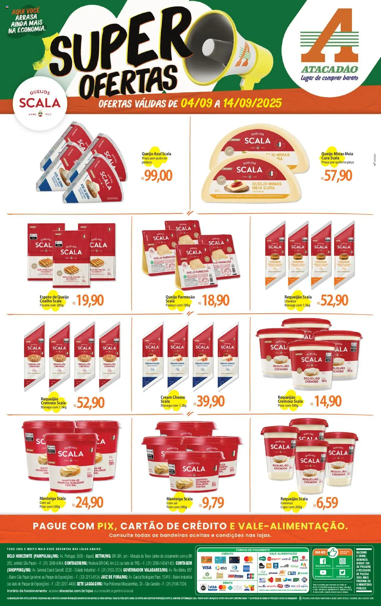 Atacadão folheto "Ofertas - MG" válido a partir de 04/09/2025 - número de página 1