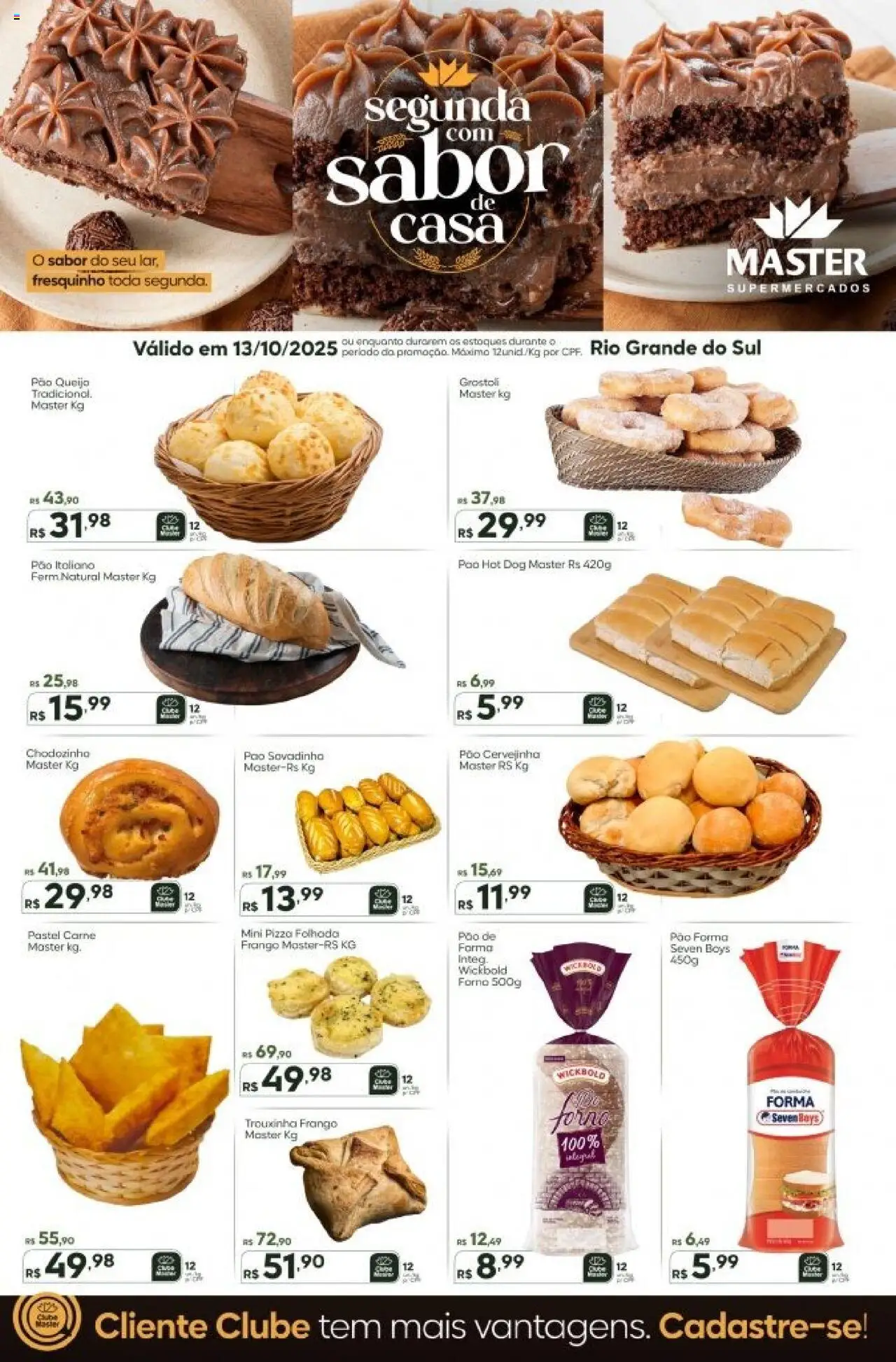Master folheto "Ofertas do Dia - RS" válido a partir de 13/10/2025 - número de página 1