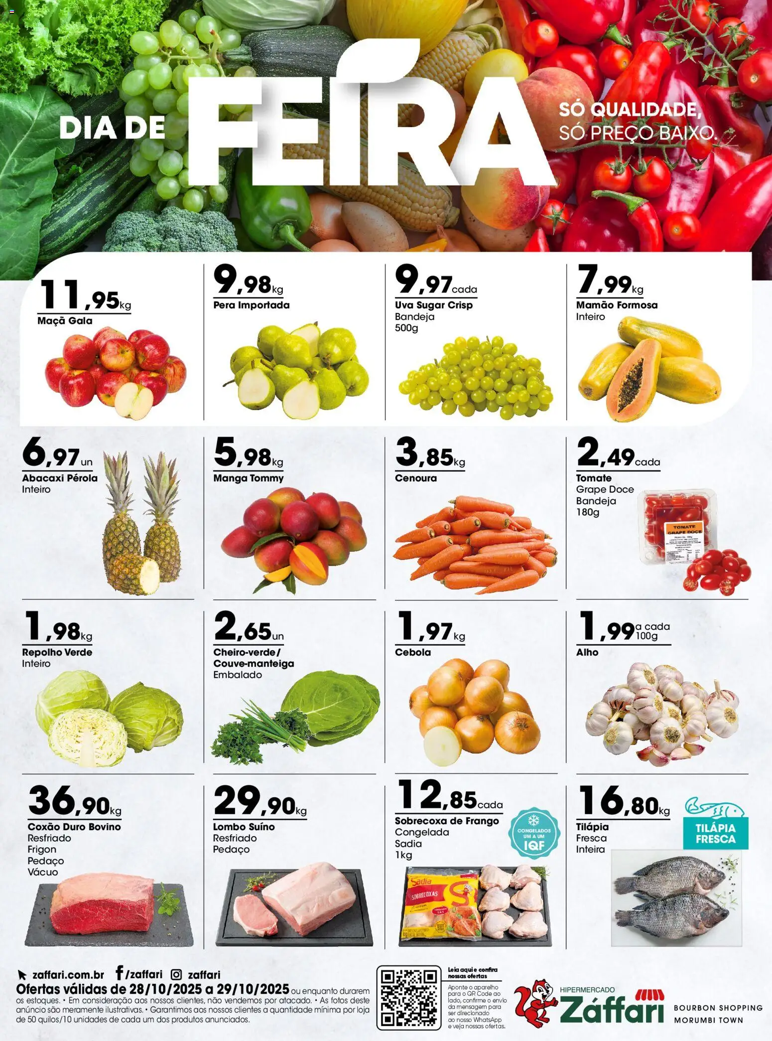 Pré-Visualização do folheto "Ofertas - SP" da loja Zaffari válido a partir de 28/10/2025