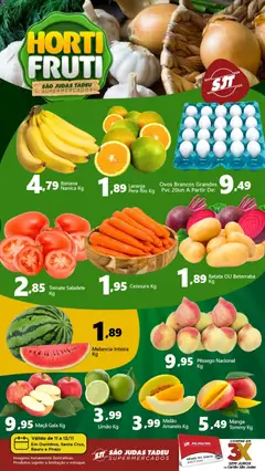 Pré-Visualização do folheto "Ofertas Hortifruti" da loja São Judas Tadeu válido a partir de 11/11/2025