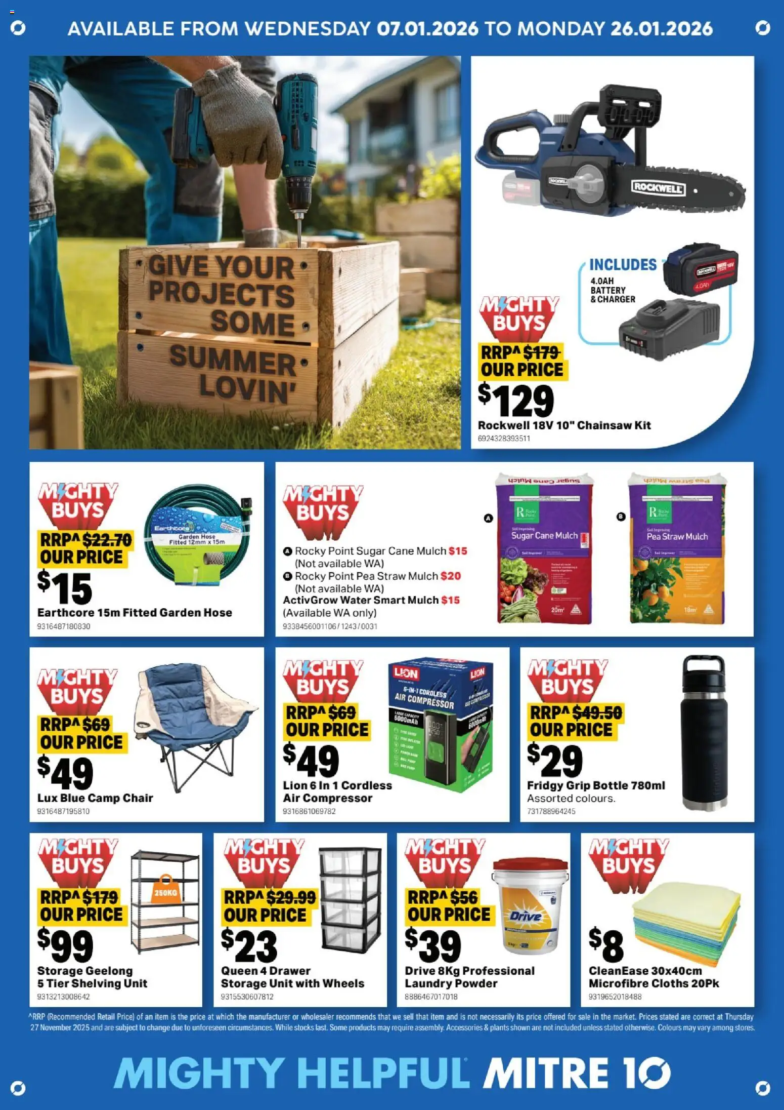 Preview of catalogue Catalogue from shop Mitre 10 valid 07/01/2026
