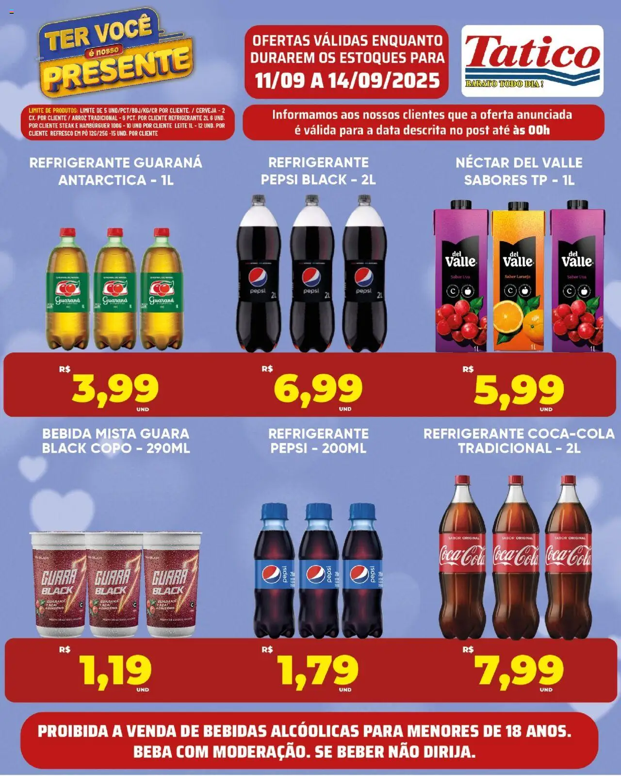 Tatico folheto "Ofertas Fim de Semana" válido a partir de 11/09/2025 - número de página 1