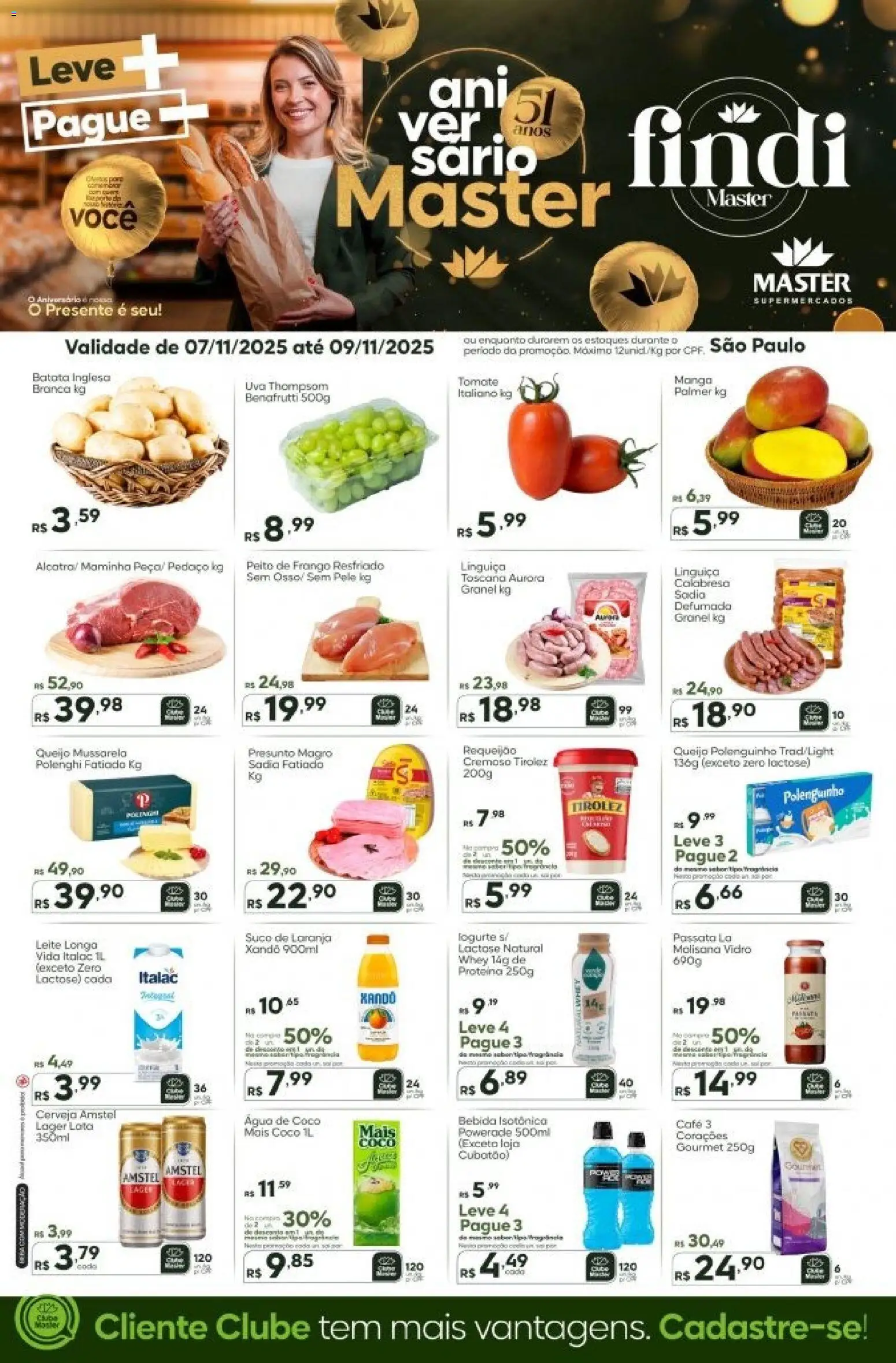 Pré-Visualização do folheto "Ofertas - SP" da loja Master válido a partir de 07/11/2025