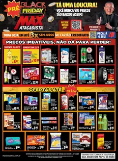Pré-Visualização do folheto "Black Friday" da loja Max Atacadista válido a partir de 21/11/2025