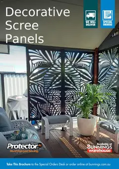 Preview of catalogue ProtectorAl Deco Screens A4 SP Brochure from shop Bunnings Warehouse valid 31/10/2025